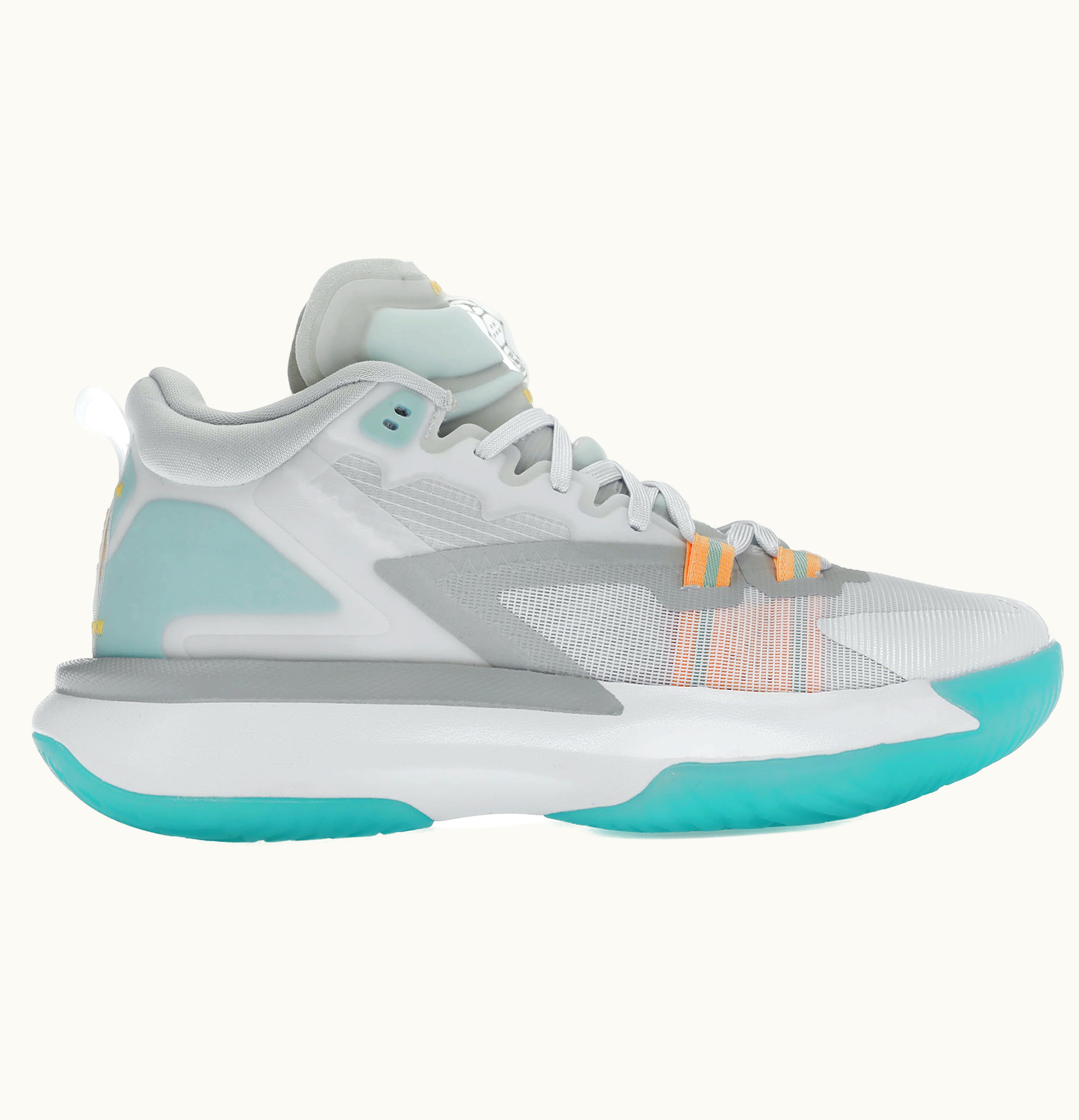 Jordan Air Jordan Zion 1 White Dynamic Turquoise