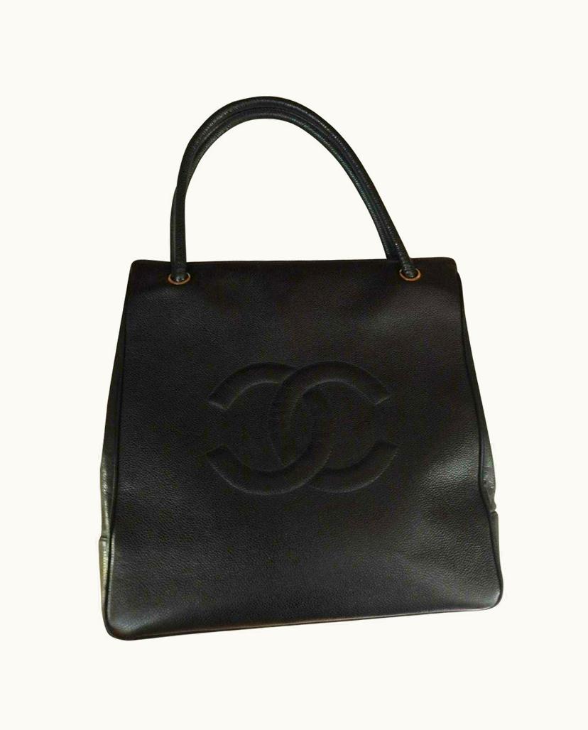 Chanel Chanel Shopper Bag Leather Black
