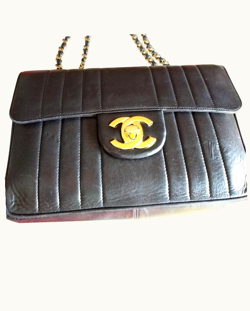 Chanel Chanel Classic Tote Bag Leather In Black