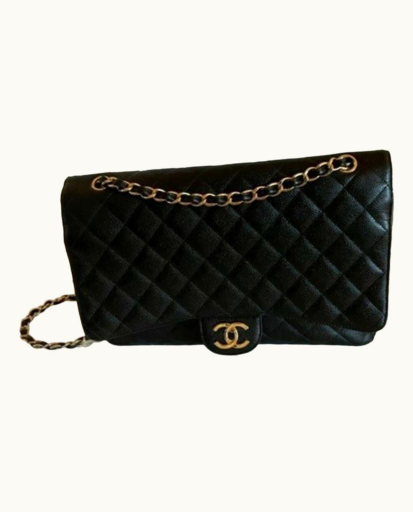 Chanel Chanel Classic Flap Bag Large Black Leather