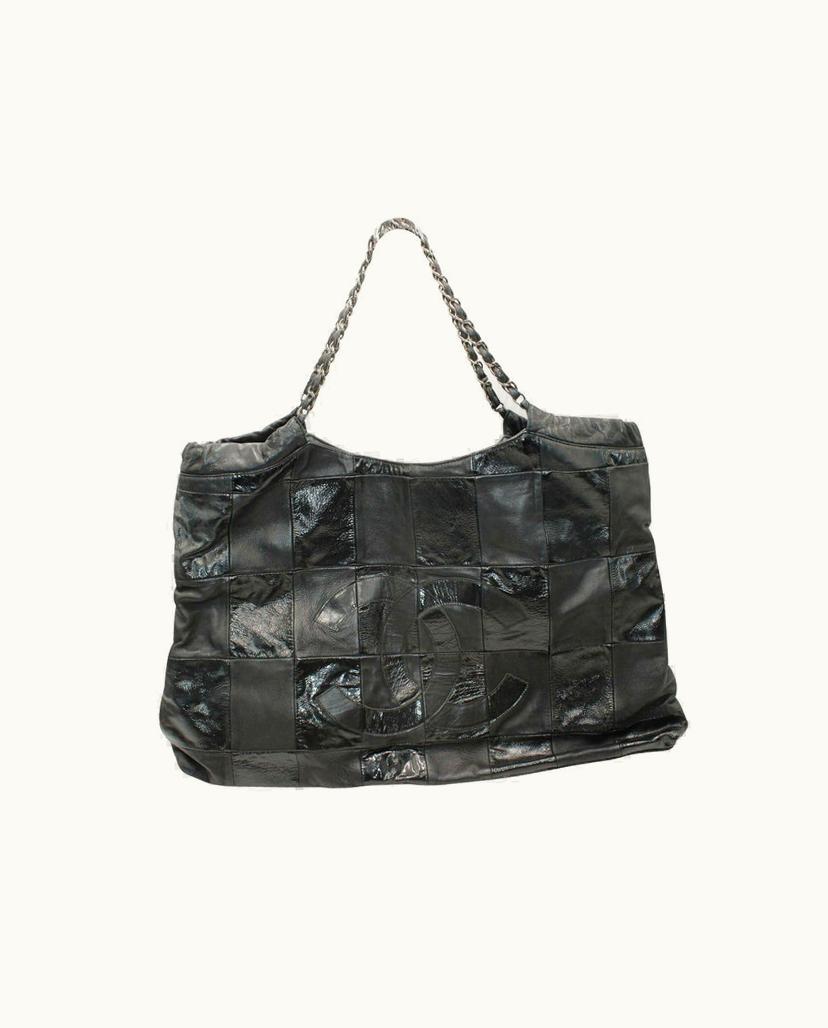 Chanel Chanel Patchwork Leather Tote Bag Black