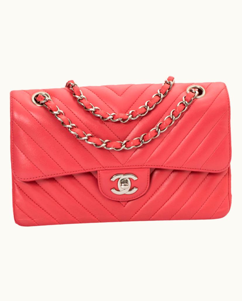 Chanel CHANEL Timeless Classic Flap Bag Leather In Pink