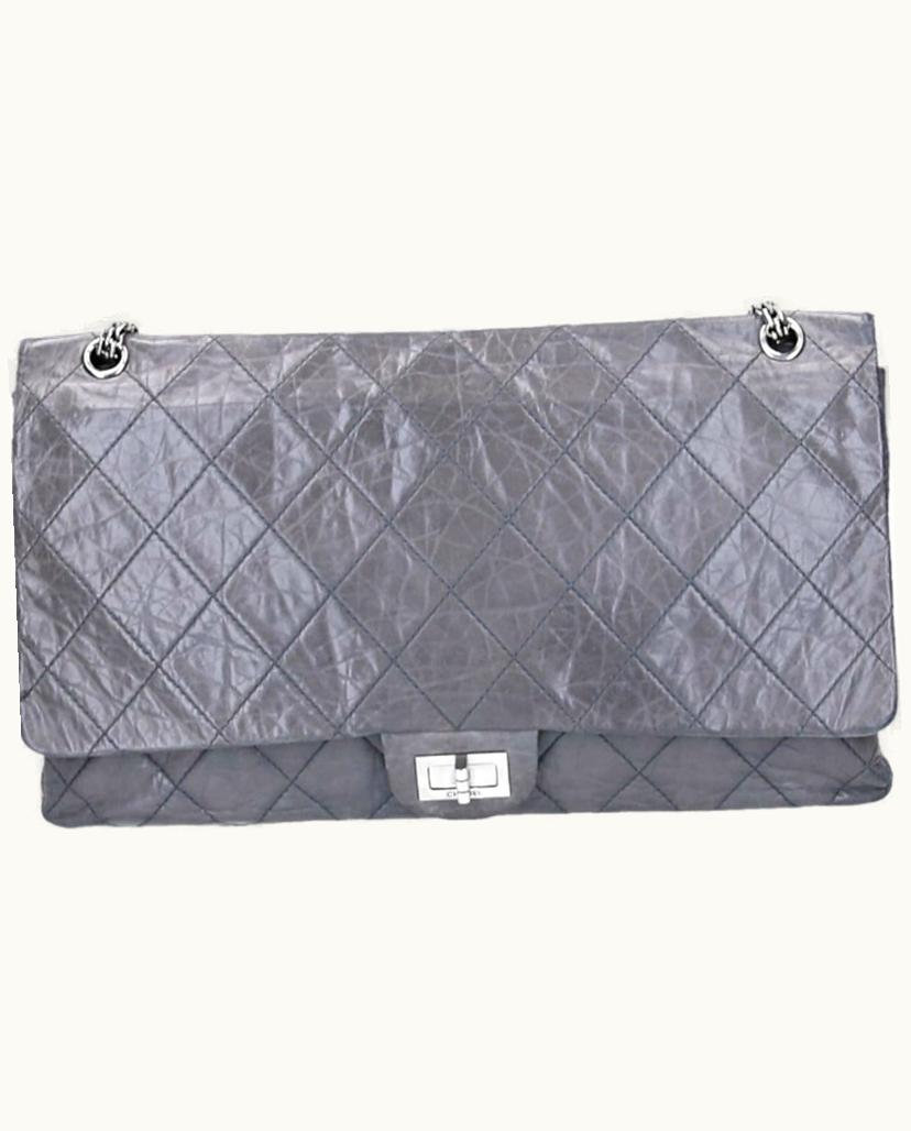 Chanel Chanel Women's Shoulder Bag Leather In Grey