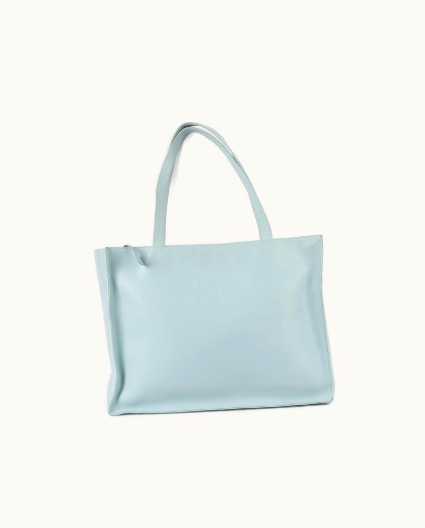 Chanel CHANEL S159 Women's Leather Handbag in Sky Blue