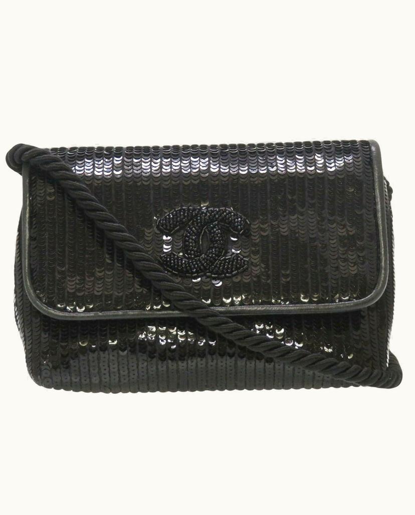 Chanel Chanel Women's Shopper In Black Synthetic Shoulder Bag