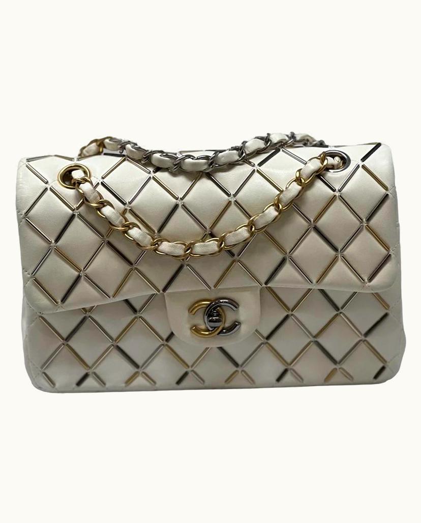 Chanel Chanel Metier d'Art Double Flap Bag Ice White