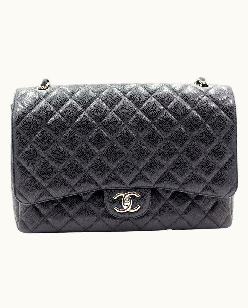 Chanel Chanel Shoulder Bag Caviar Leather In Black