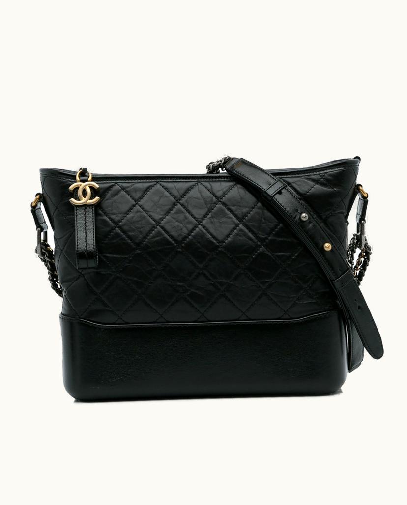 Chanel Chanel Gabrielle Crossbody Bag Lambskin Black