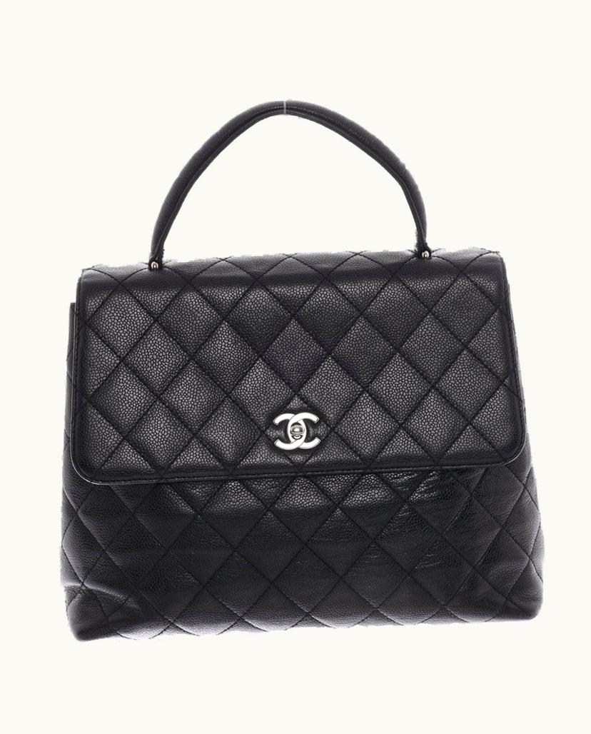 Chanel Chanel Classic Flap Bag Diamond Quilted Leather In Black