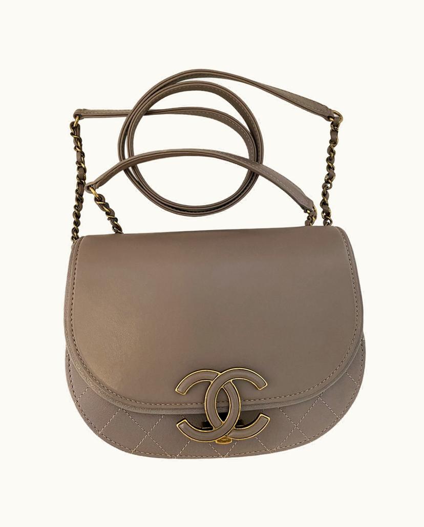 Chanel Chanel Coco Curve Limited Edition Women's Flap Bag Leather in Unique Color