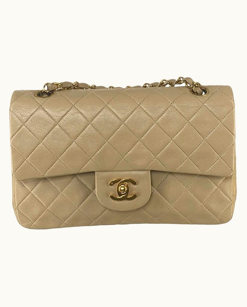 Chanel Chanel 1989/91 Classic Leather Timeless Classique Shoulder Bag Black