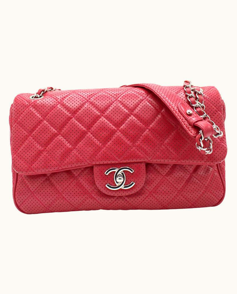 Chanel Chanel Timeless Perforated Limited Edition Bag Cherry Red