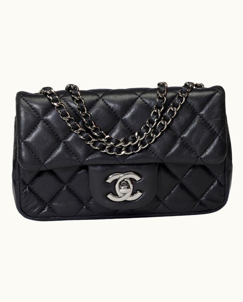 Chanel Chanel Mini Timeless Flap Bag Lamb Leather Black