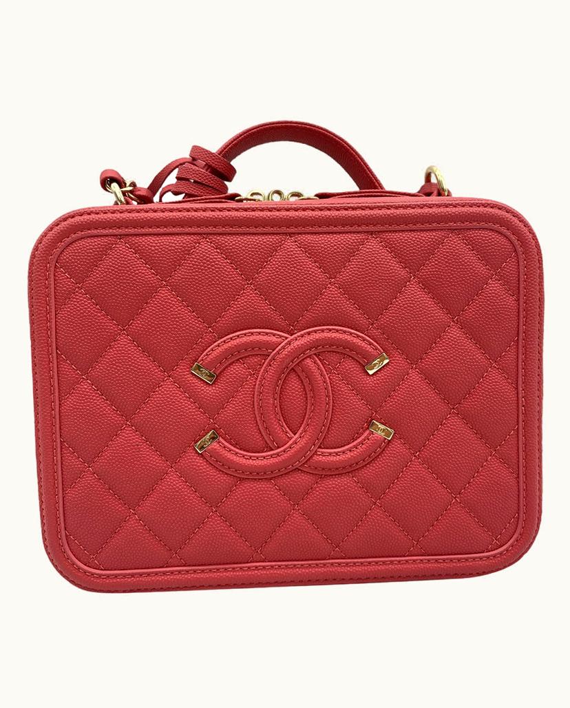 Chanel Chanel Classic Flap Shoulder Bag Leather In Pink