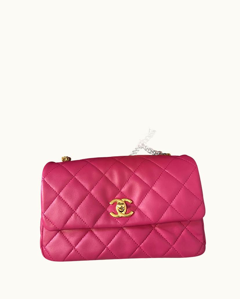 Chanel Chanel Summer 2022 Pink Jeweled Chain Bag