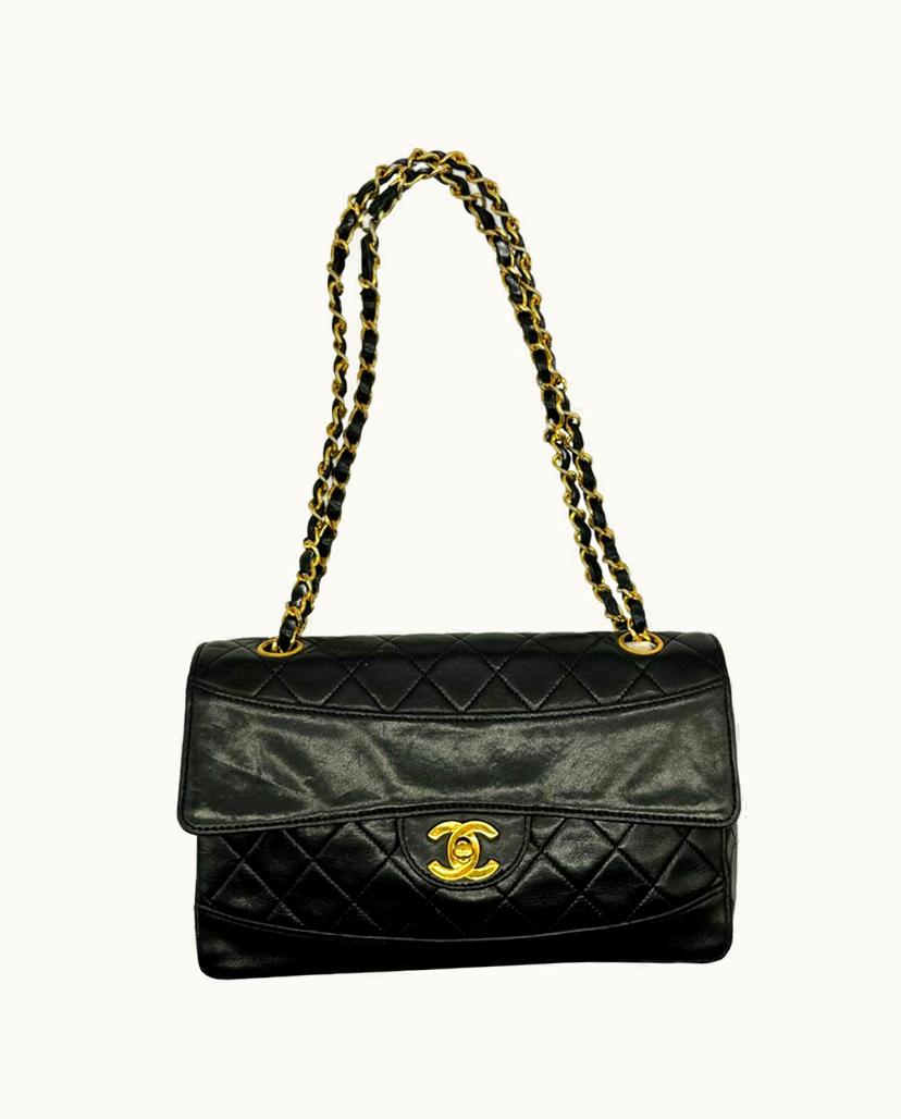 Chanel Chanel Classic Flap Bag Leather Black