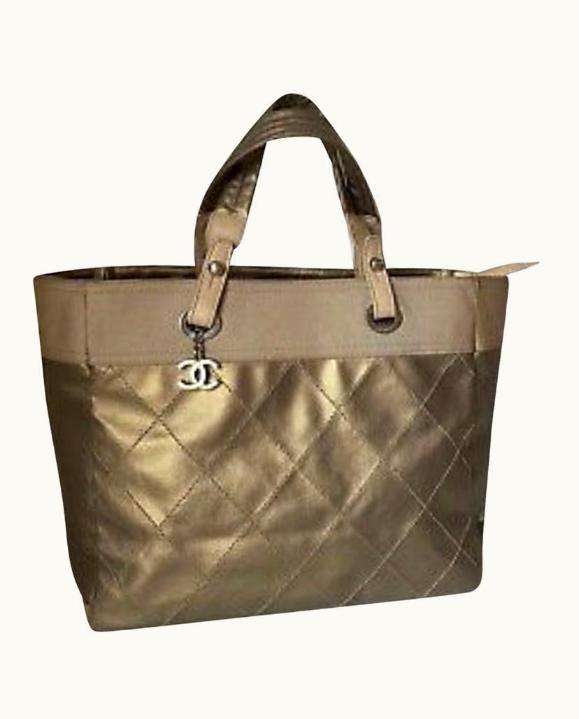 Chanel Chanel Women's Shopping Tote In Brown