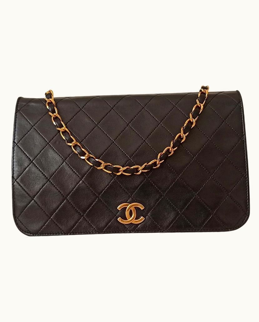 Chanel Chanel Timeless Shoulder Bag Black Leather