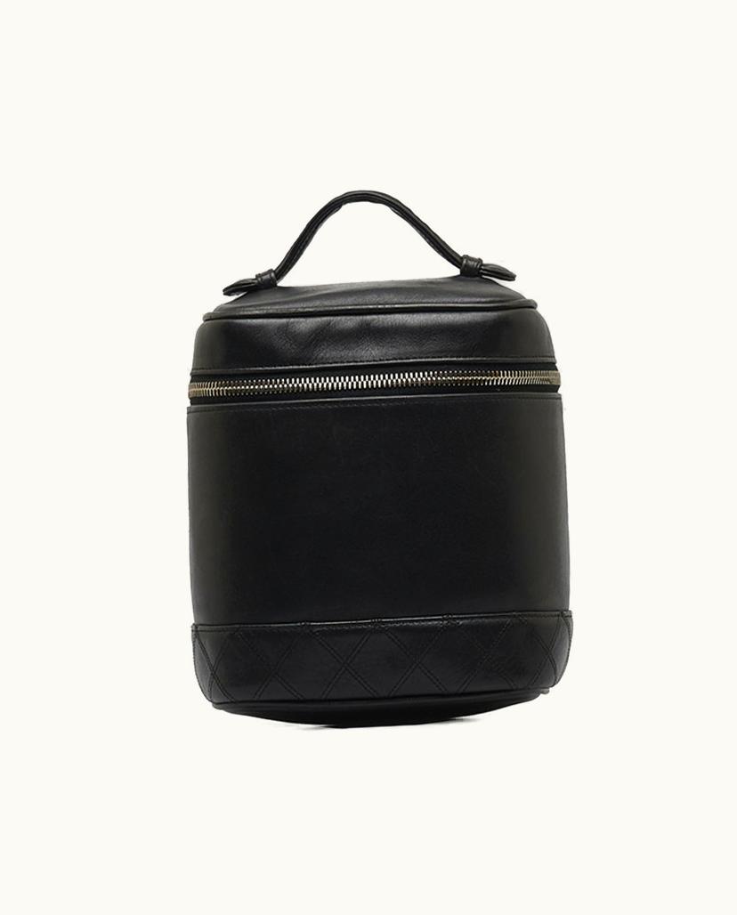 Chanel Chanel CC Vanity Bag Lambskin Leather Black
