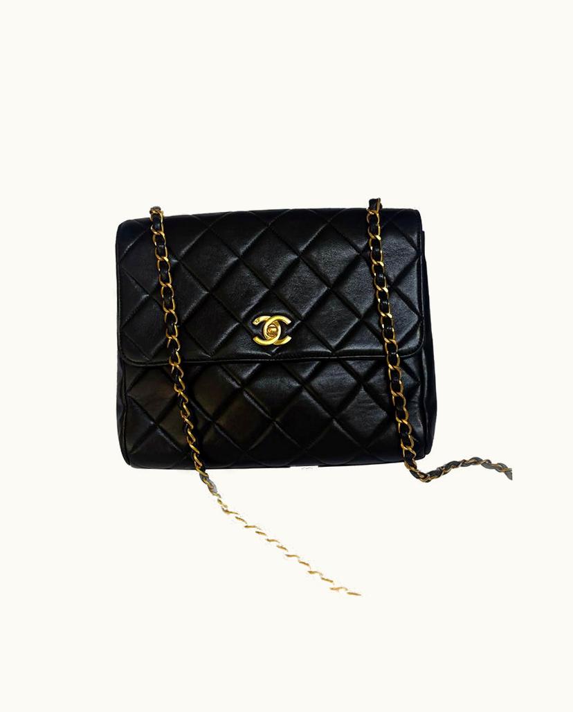 Chanel CHANEL Matrasse Chain Shoulder Bag Lambskin Black