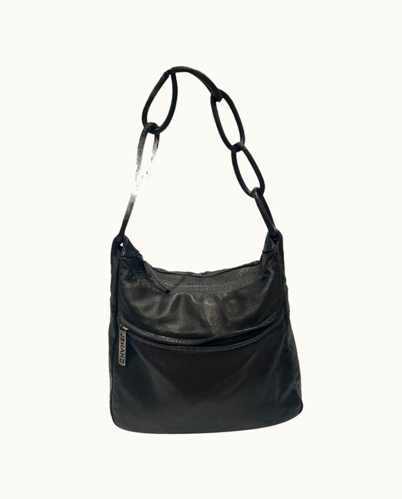 Chanel Chanel Bag Hobo Nappa Leather Shoulder Bag Black