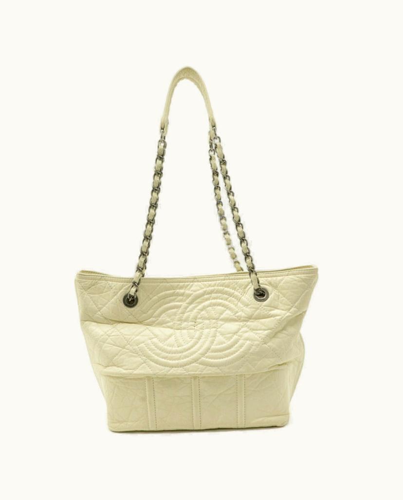 Chanel Chanel Women's Shopping Tote Leather In Gold
