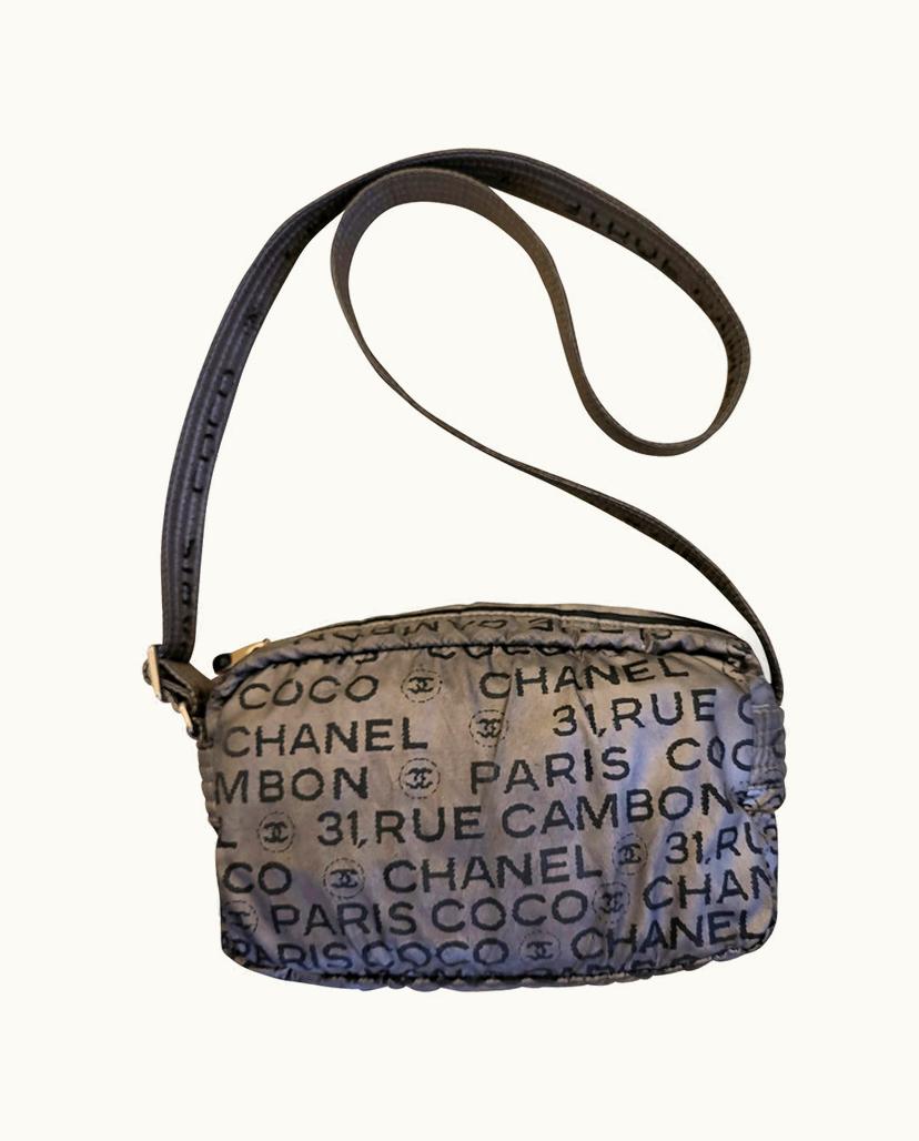 Chanel Chanel Vintage Distressed Silvery Shoulder Bag