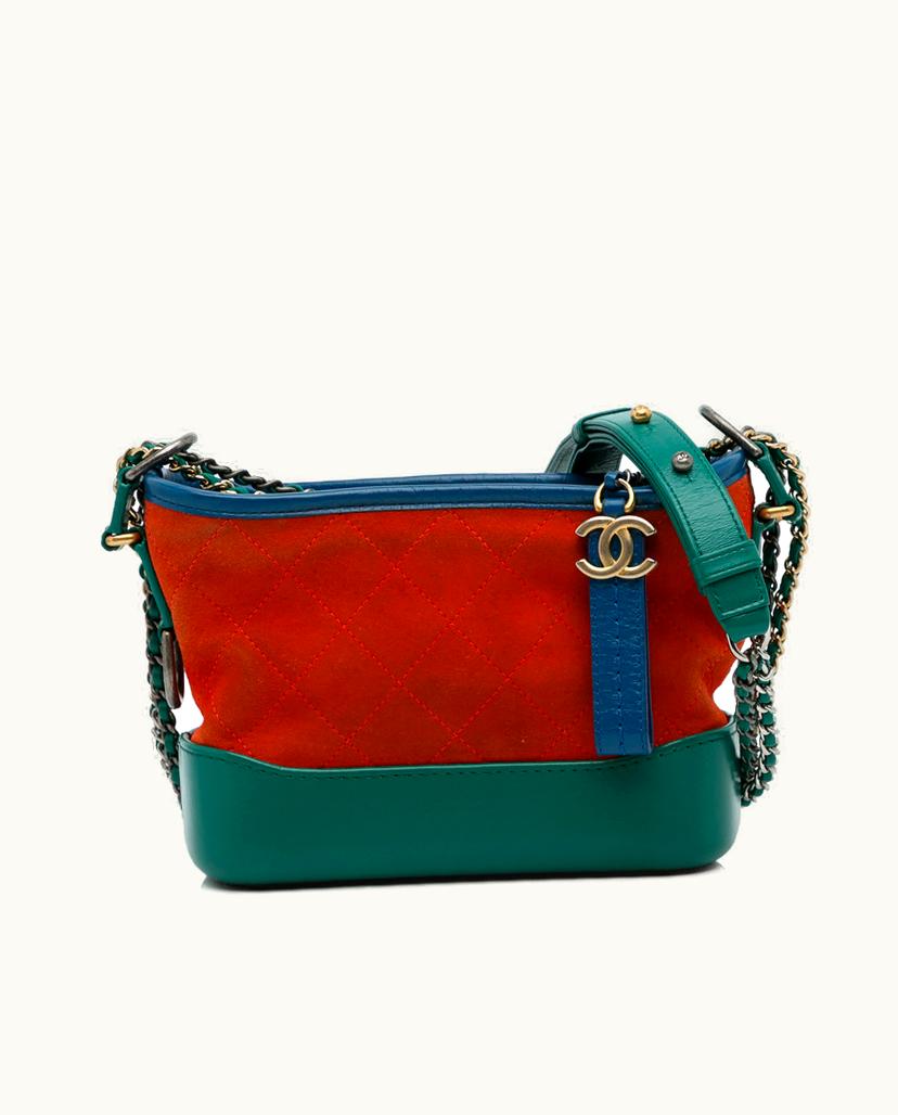 Chanel Chanel Women's Shoulder Bag Suede In Orange