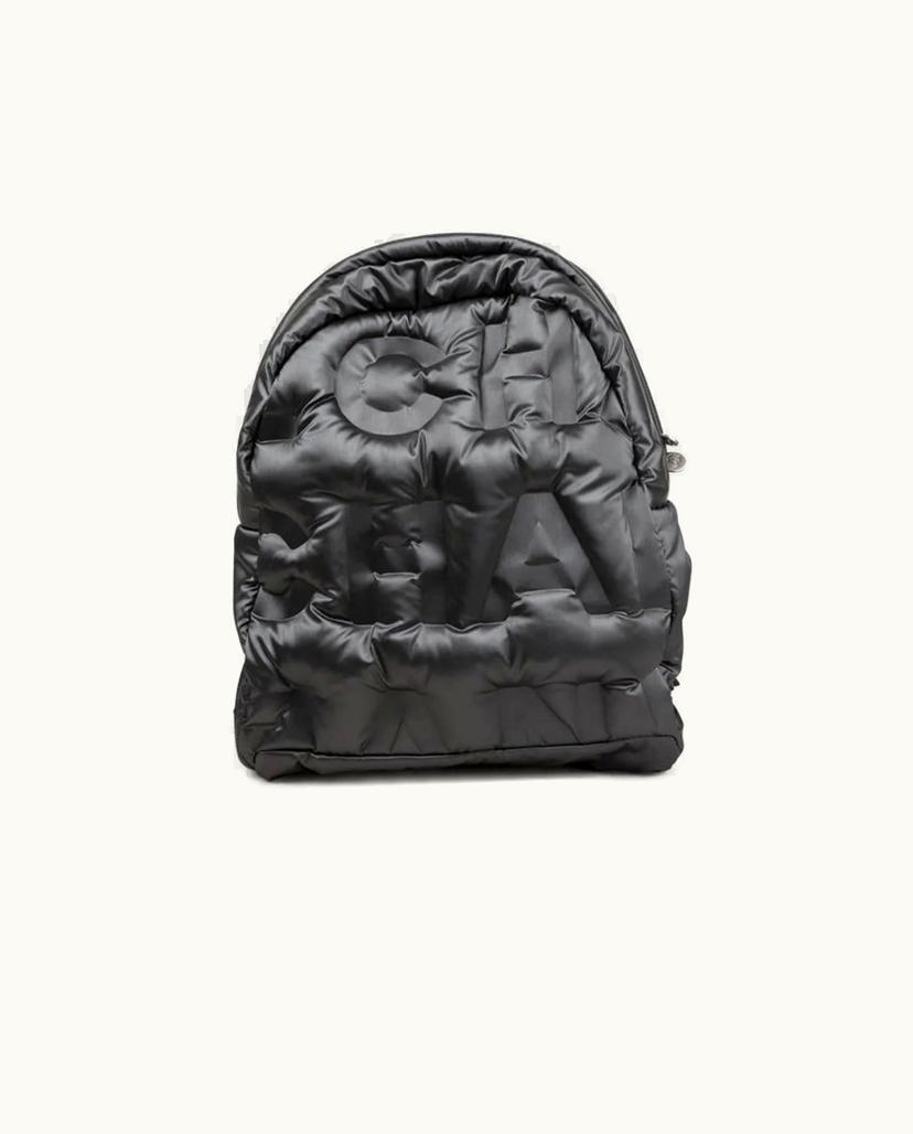 Chanel Chanel CC Doudoune Backpack Nylon Black