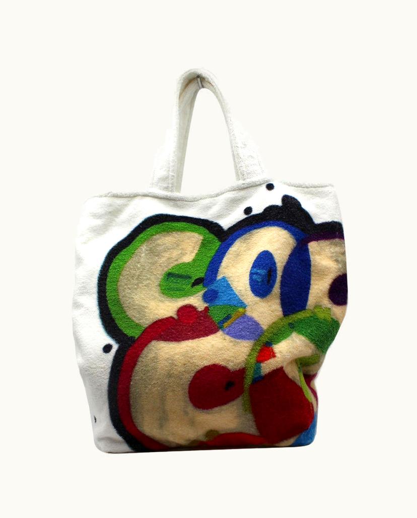 Chanel Chanel Women's Shopper Cotton In White