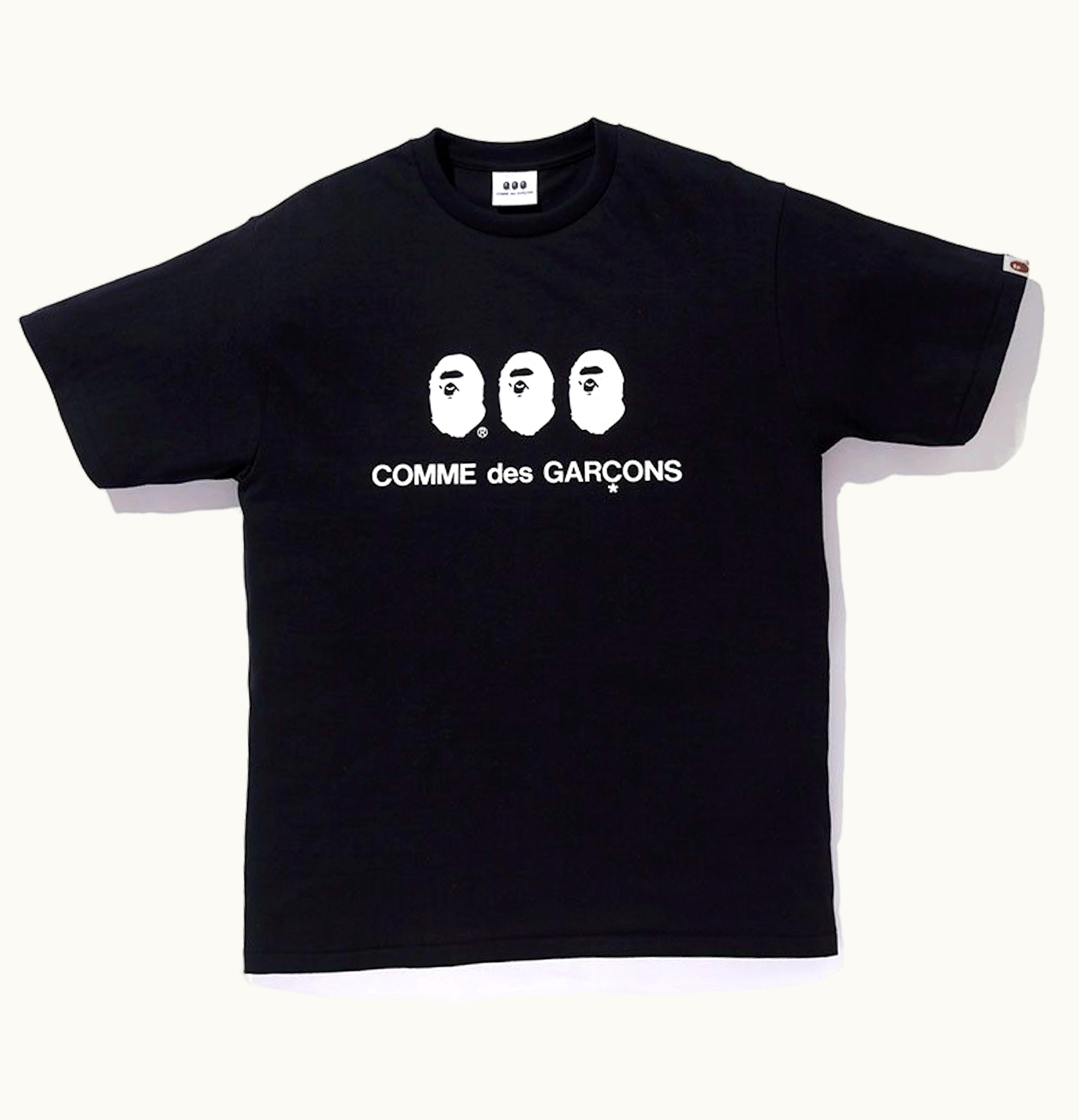 BAPE BAPE x Comme des Garcons 1 Tee Black