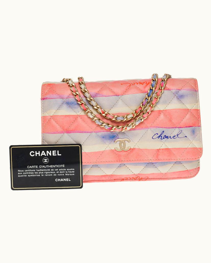 Chanel Chanel Superb Sac Wallet On Chain Shoulder Strap Pink