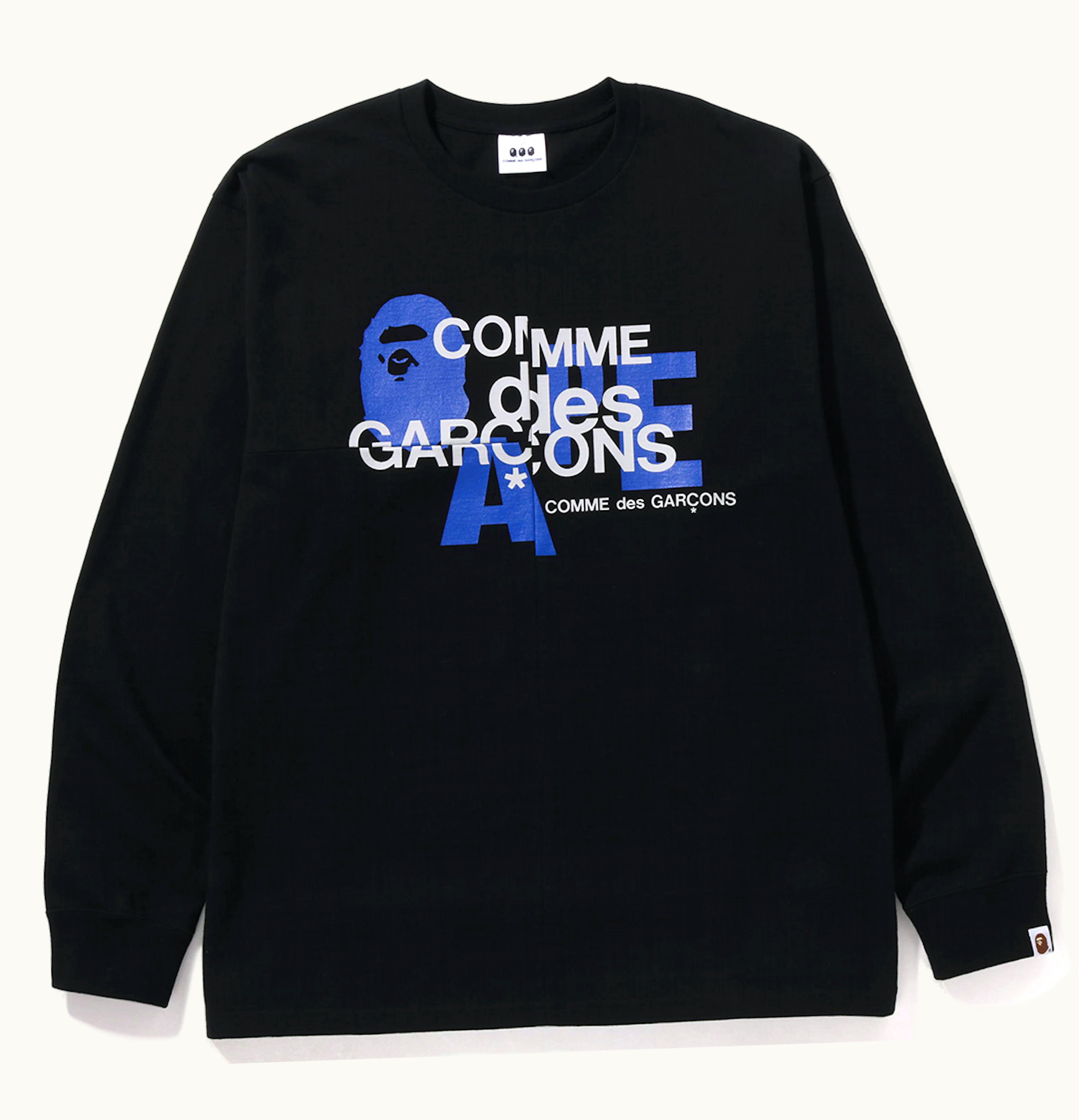 BAPE BAPE x Comme des Garcons Osaka L S T Shirt Black Blue