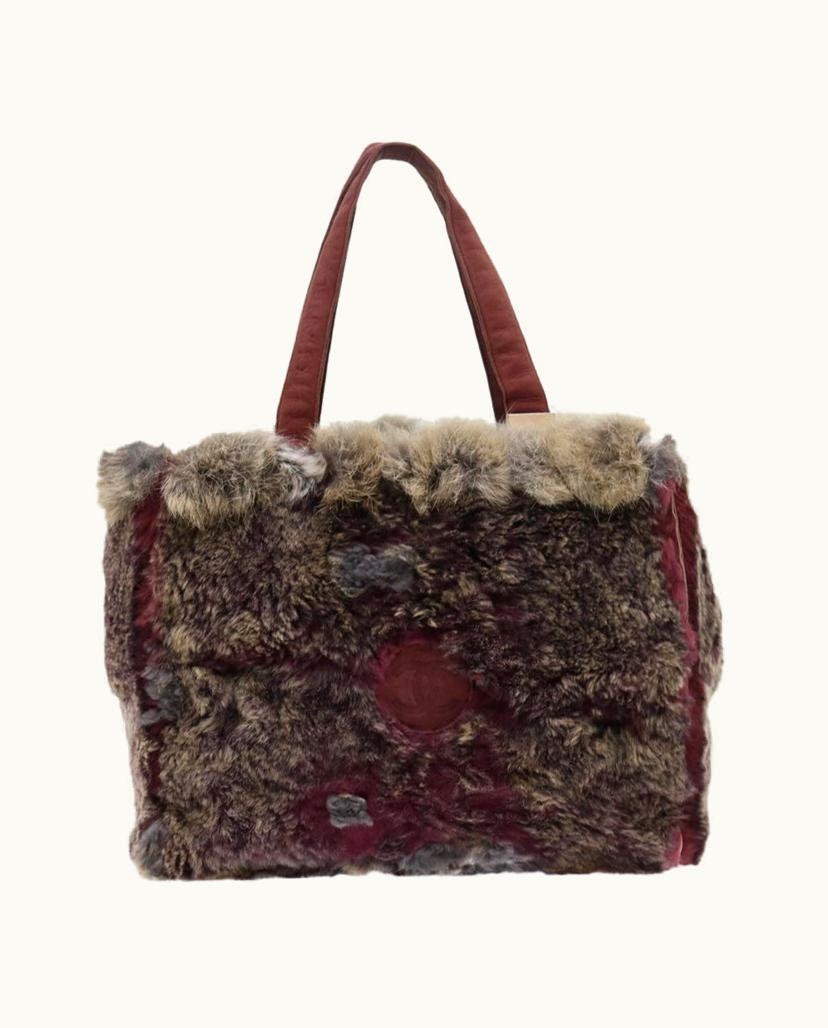 Chanel Chanel Women's Tote Bag Fur In Brown