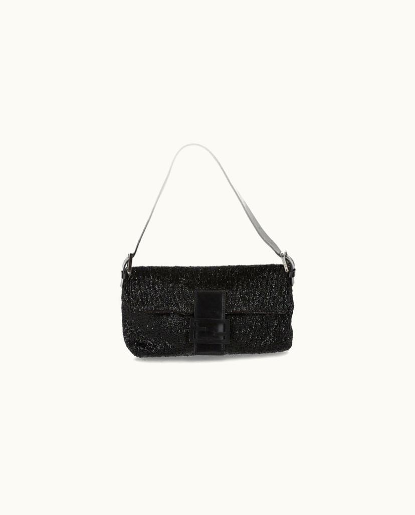 Fendi FENDI Beads Baguette Bag Women's Bag In Black