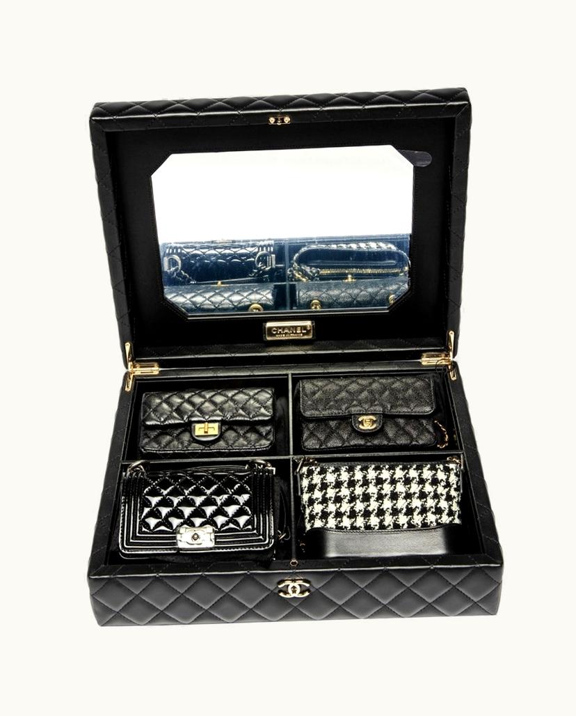 Chanel Chanel Classic 12x7 Leather Shoulder Bag in Black