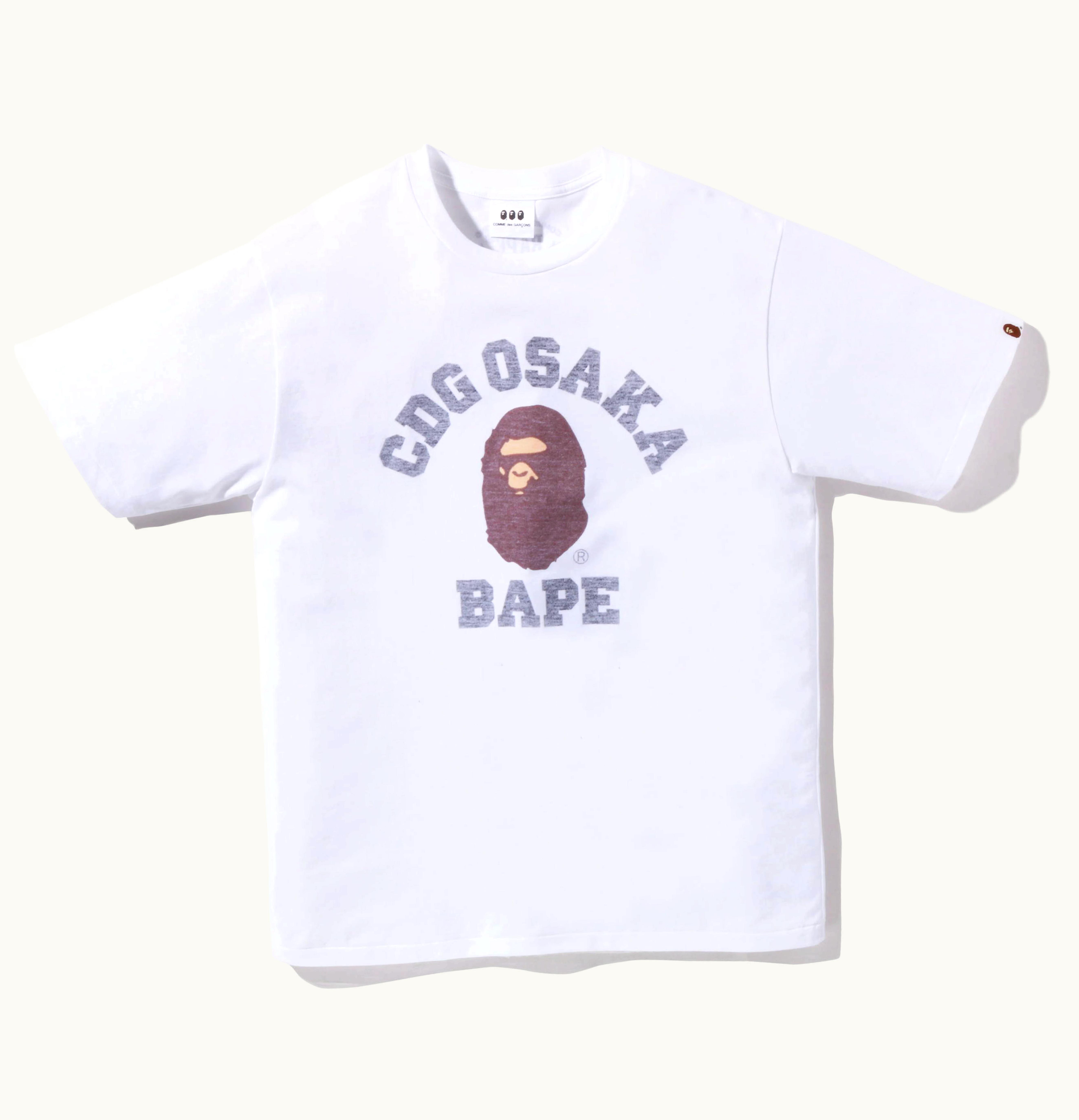 BAPE BAPE x Comme des Garcons Osaka 3 Tee White