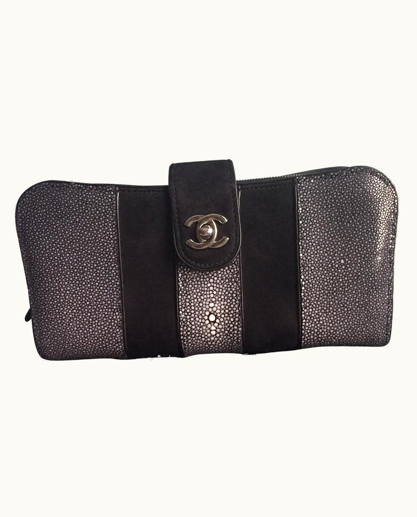 Chanel Chanel Women's Reptile Leather Clutch