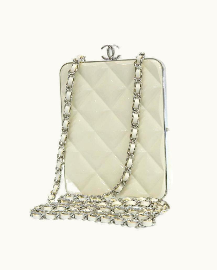Chanel Chanel Shoulder Bag Classic Leather White