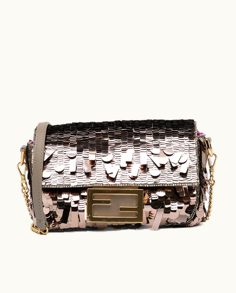 Fendi Fendi Women's Shoulder Bag Leather In Gold