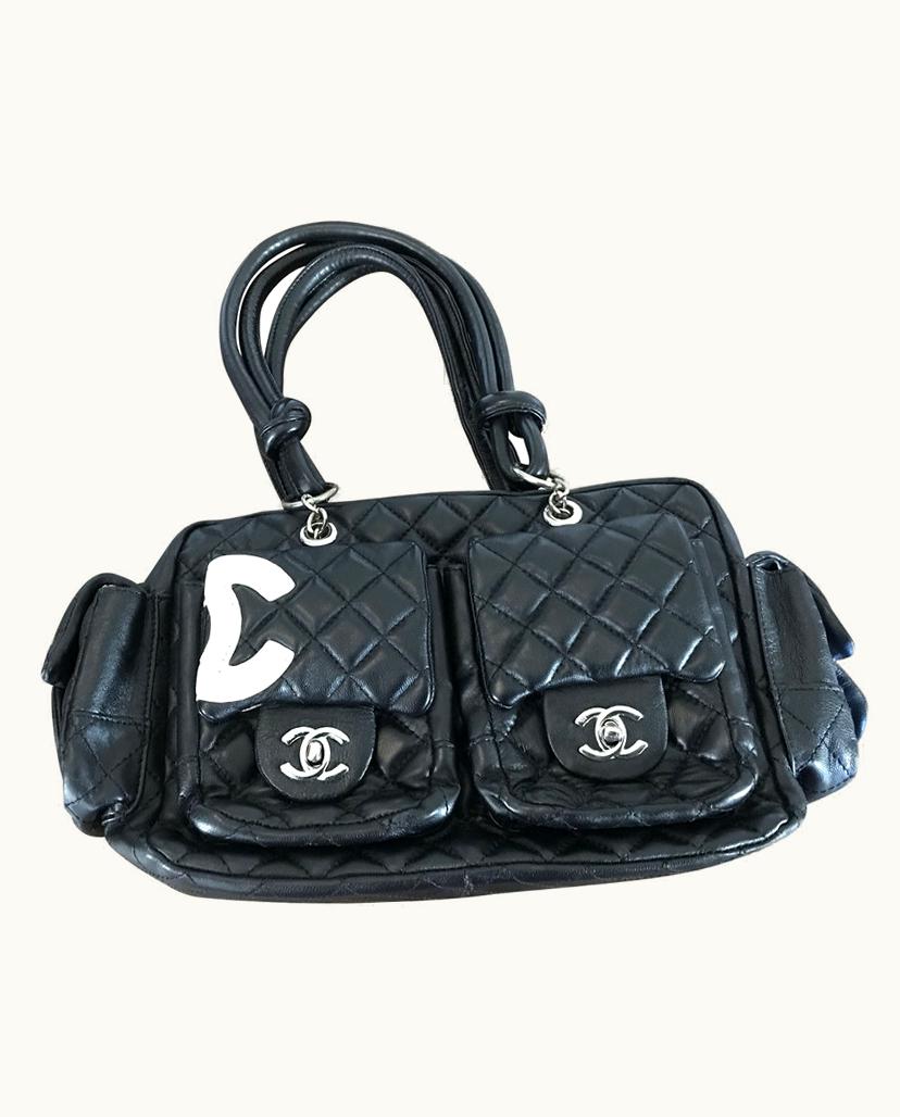 Chanel Chanel Classic Flap Women's Handbag Leather In Black