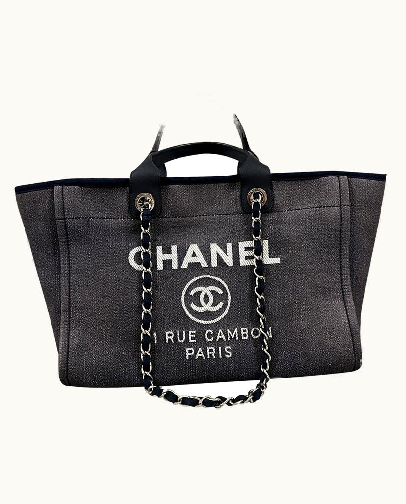 Chanel Chanel Deauville Denim Tote Bag in Blue