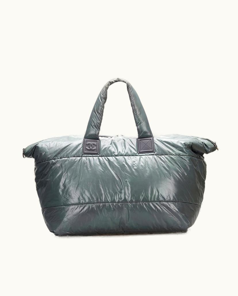 Chanel Chanel Women's Travel Bag Leather In Green