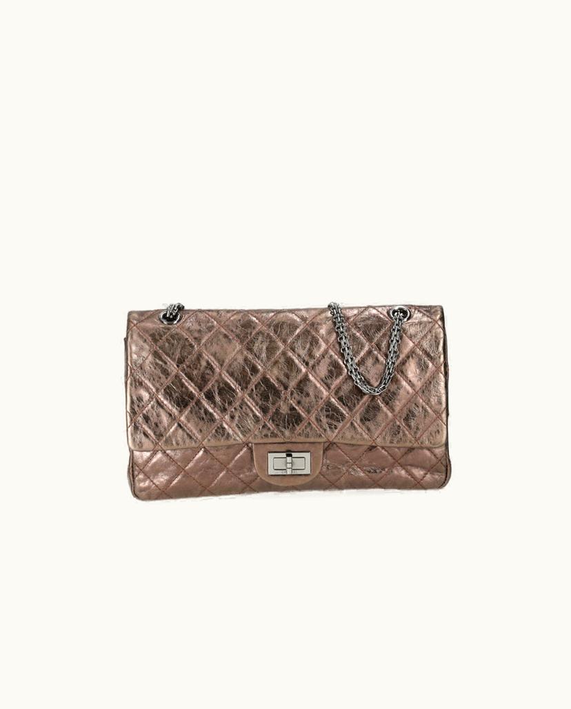 Chanel Chanel 2.55 Reissue 277 Double Flap Bag Metallic Bronze
