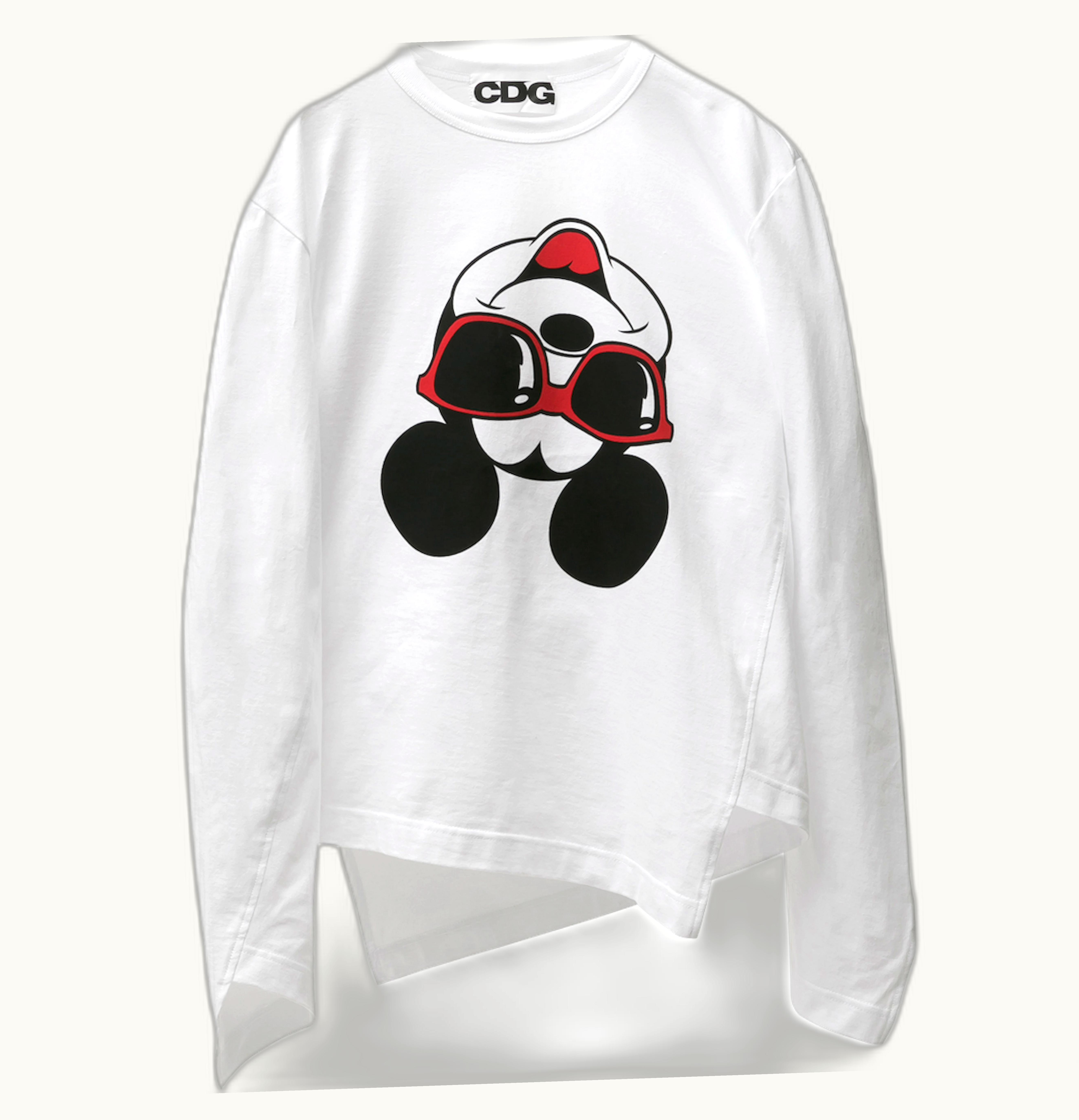 Comme Des Garçons Comme des Garcons x Disney Mickey Bias L S T Shirt White
