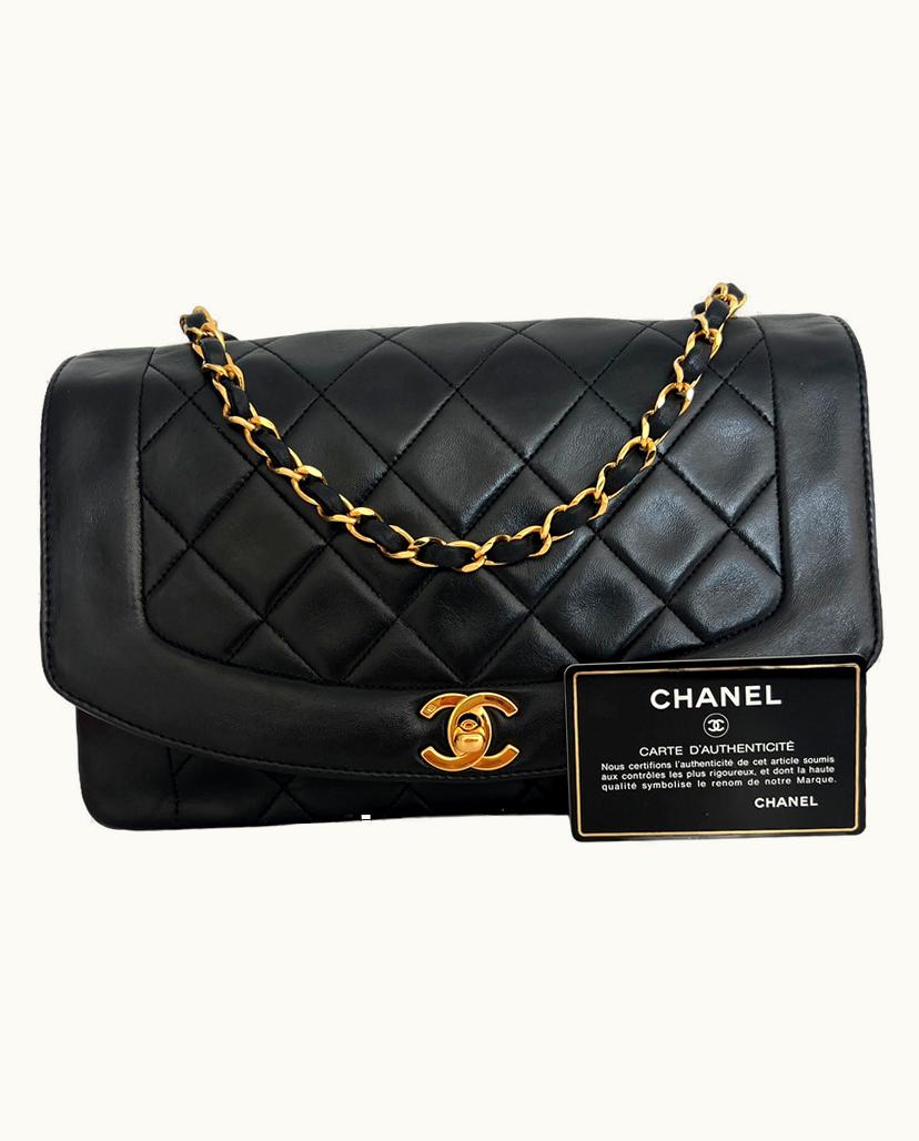 Chanel Chanel Diana Medium Bag Women's Black