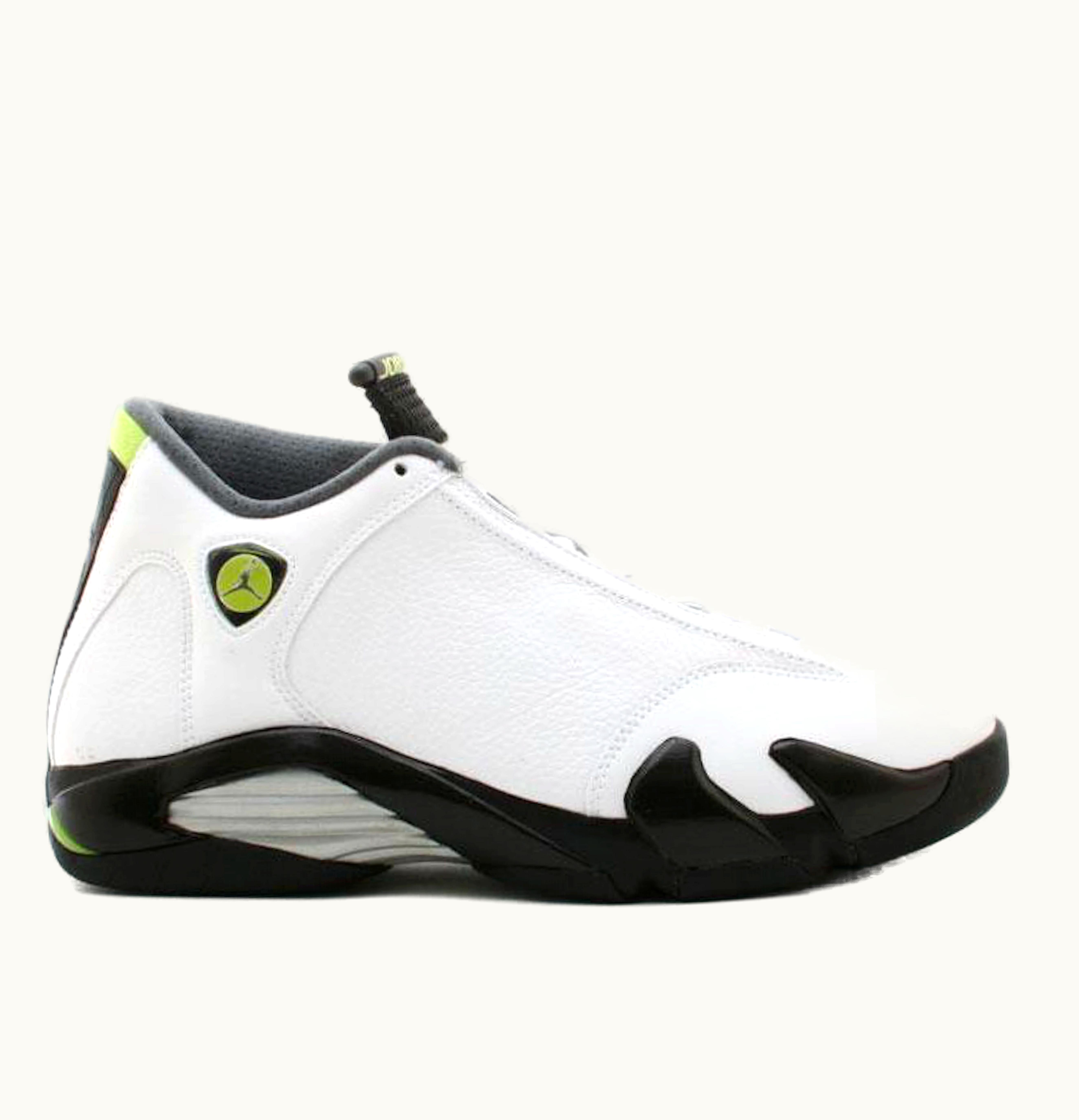 Jordan Air Jordan 14 Retro White Chartreuse 2005
