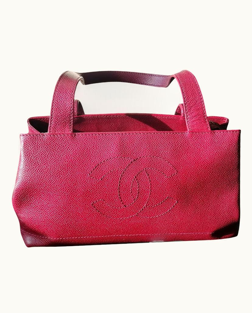 Chanel Chanel Classic Flap Bag Caviar Leather Bordeaux