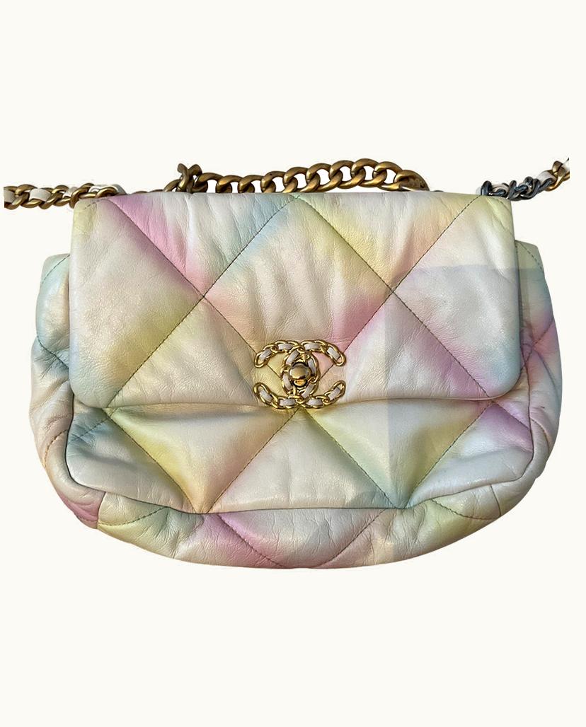 Chanel Chanel Women's 19 Bag Leather Premium Goatskin Black