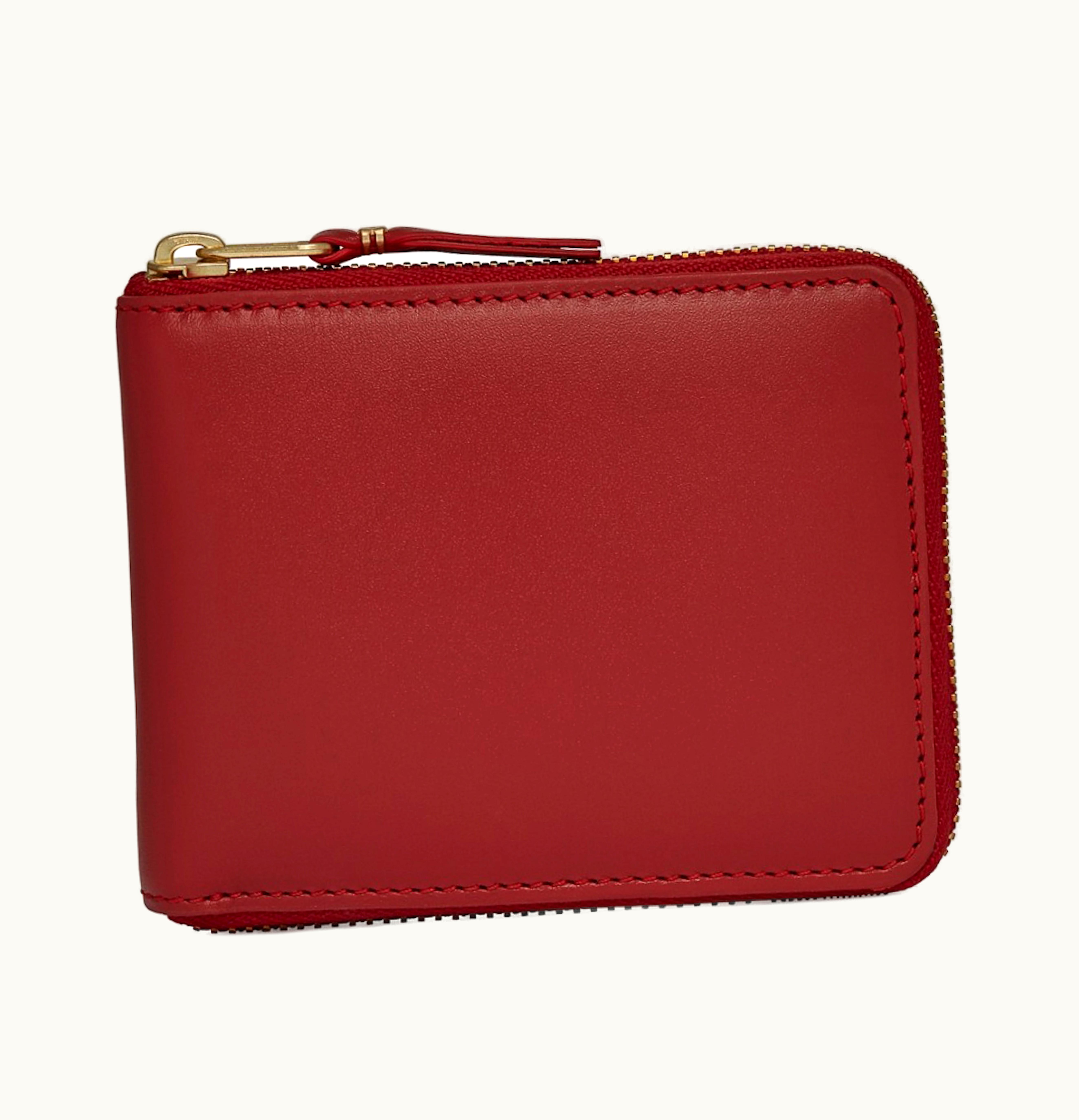 Comme Des Garçons Comme des Garcons SA7100 Colour Plain Wallet Red